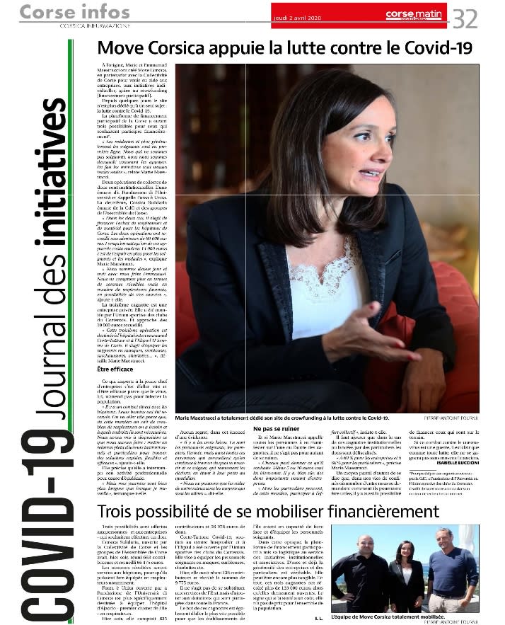 Corse Matin — 2 avril 2020